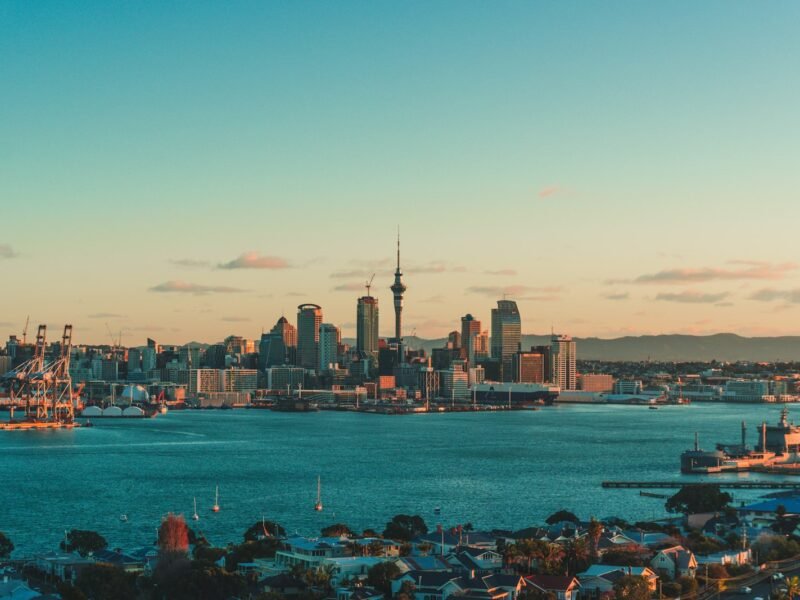 Auckland skyline and harbour